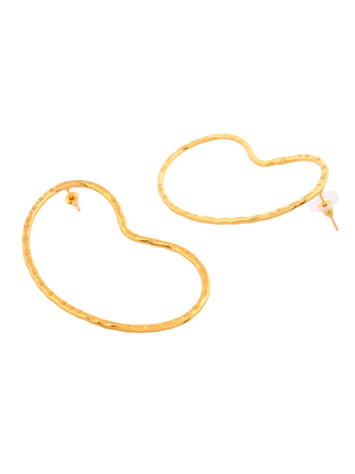 Gold-Plated Brass Ear Cuff Studs for Women