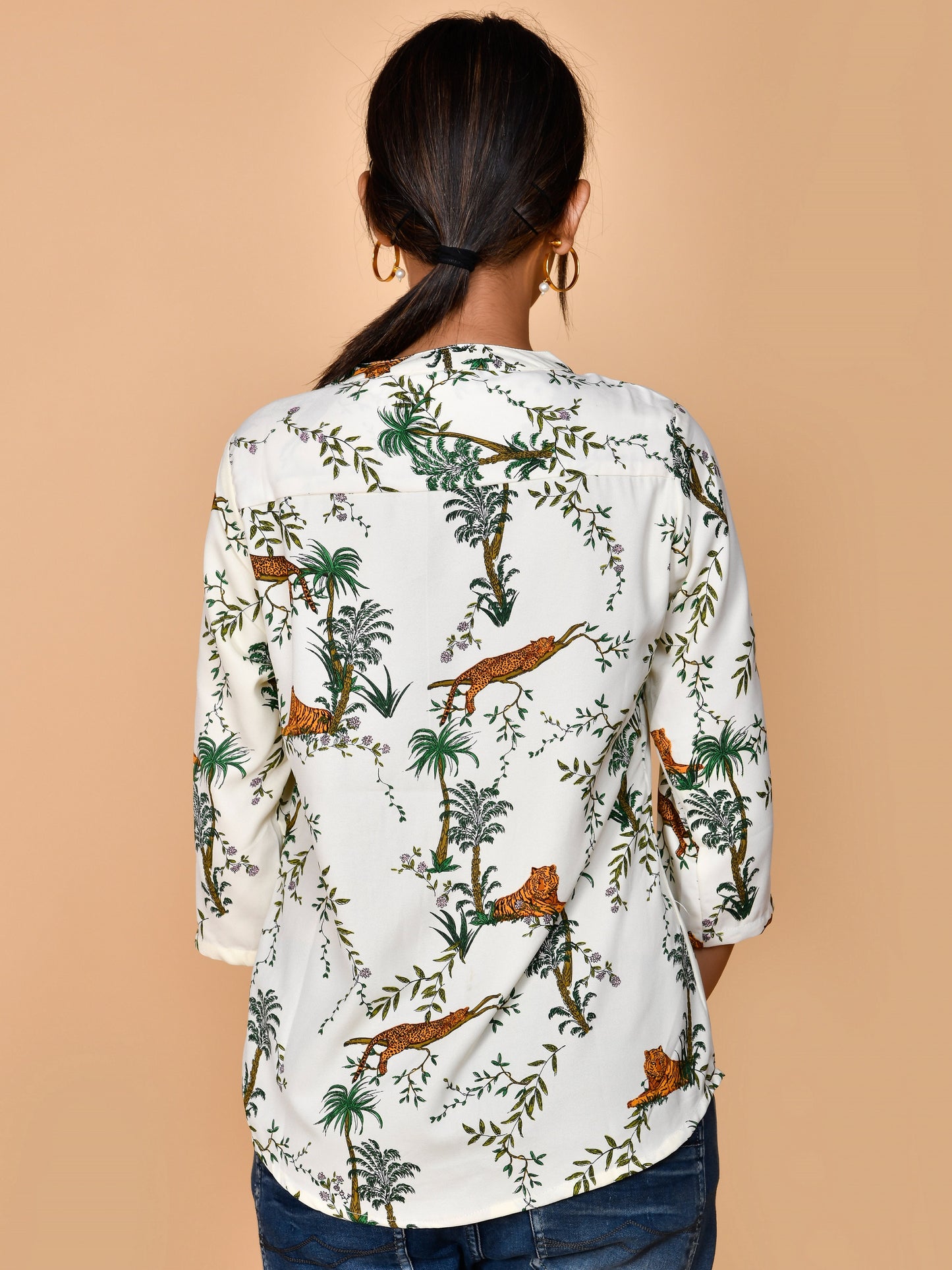 Pure Cotton Flower Tops For Girls