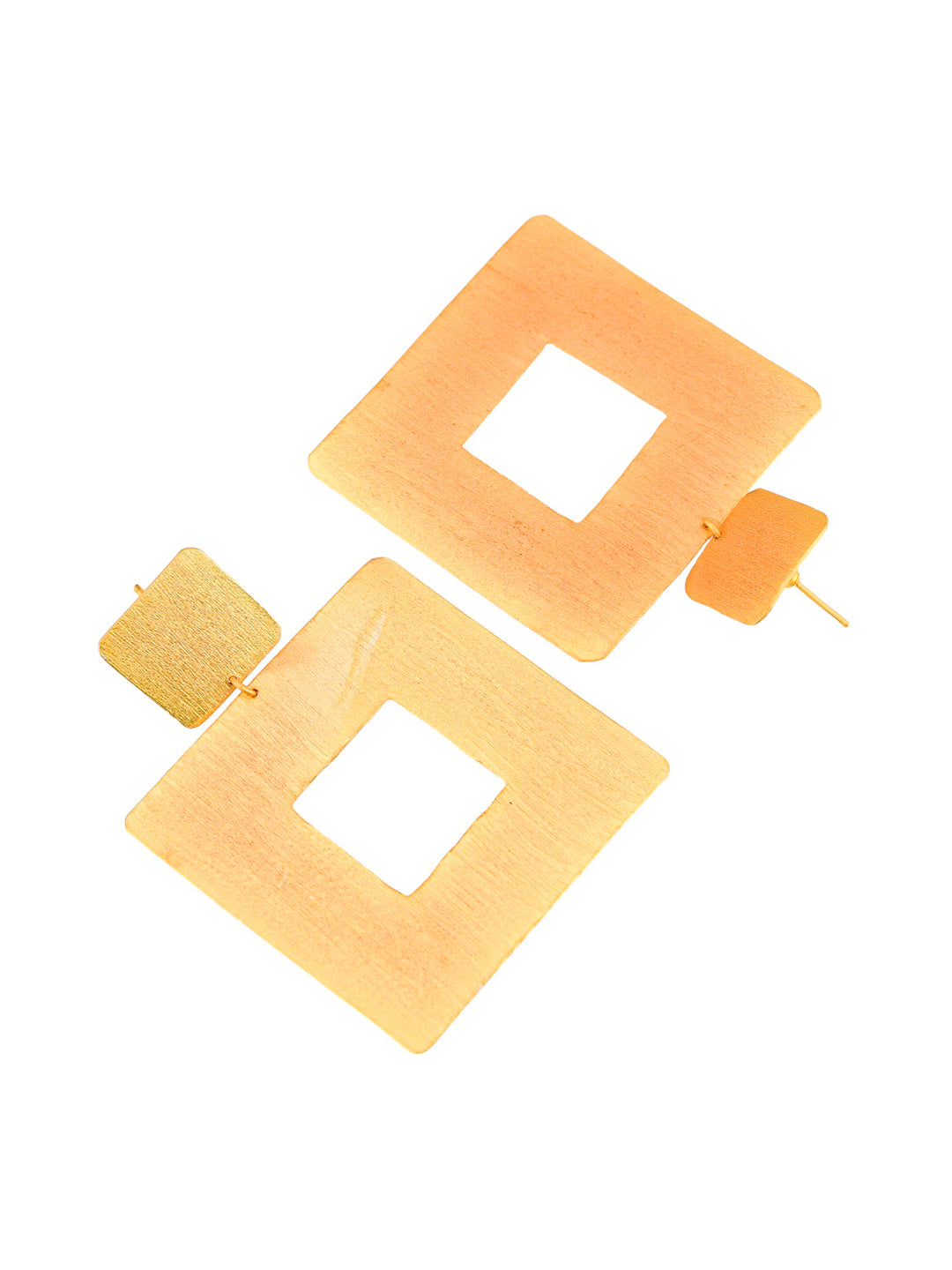 Beautiful Gold Tone Long Earrings For Women