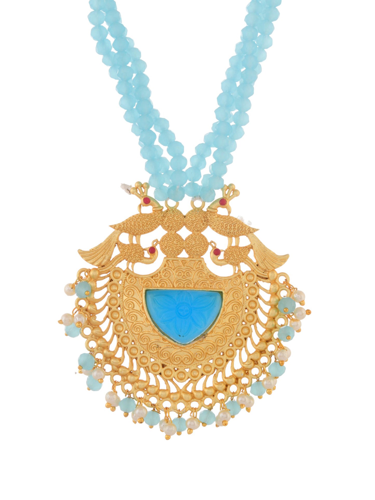 Beads Pendant Necklace Set