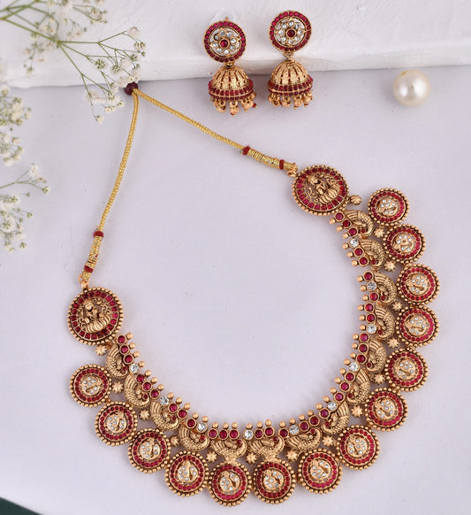 Gold Plated South Indian Temple Jewellery Sets for Women Online