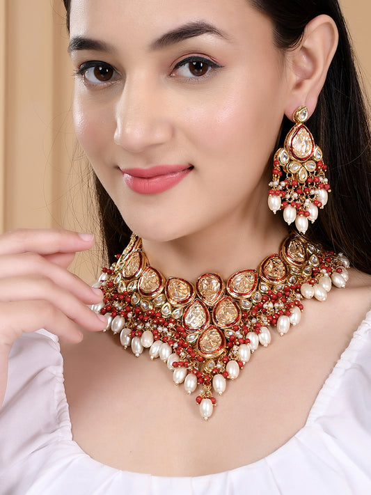 Pearl Kundan Gold Plated Jewellery Sets for Women Online
