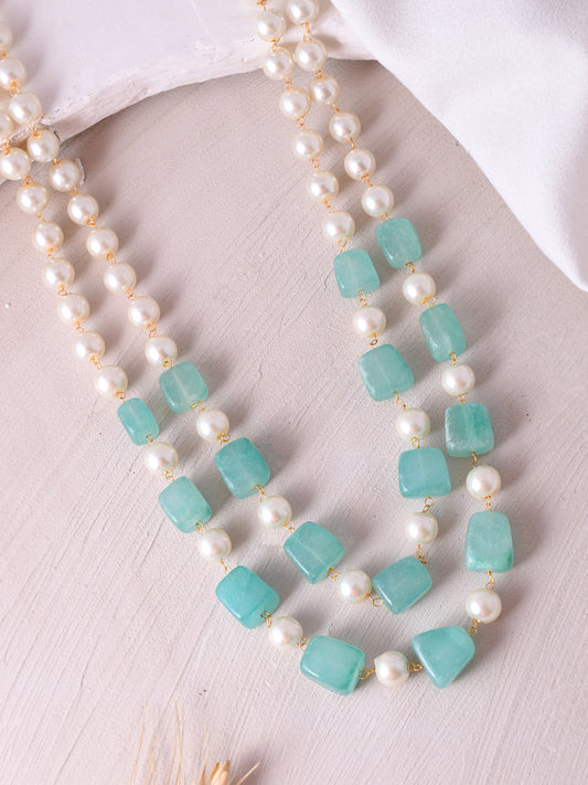 Unisex Pearl & Beads Layered Necklaces for Women Online