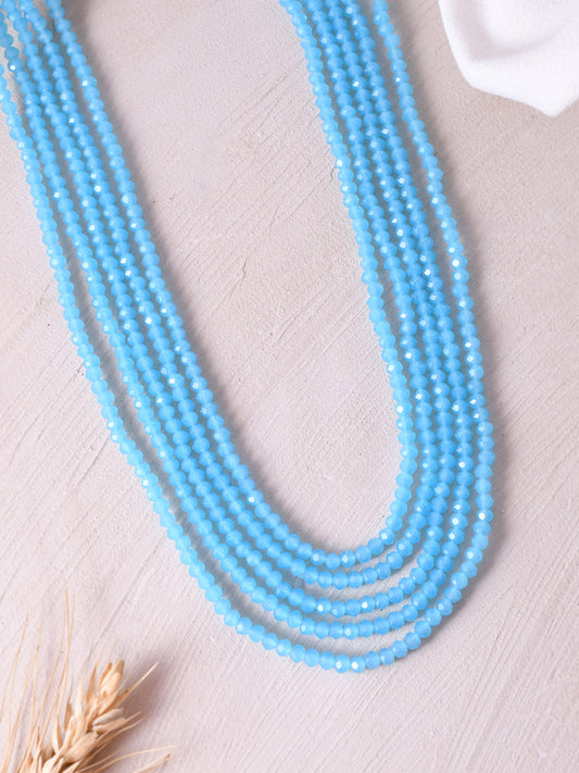 Long Blue Layered Necklaces for Women Online