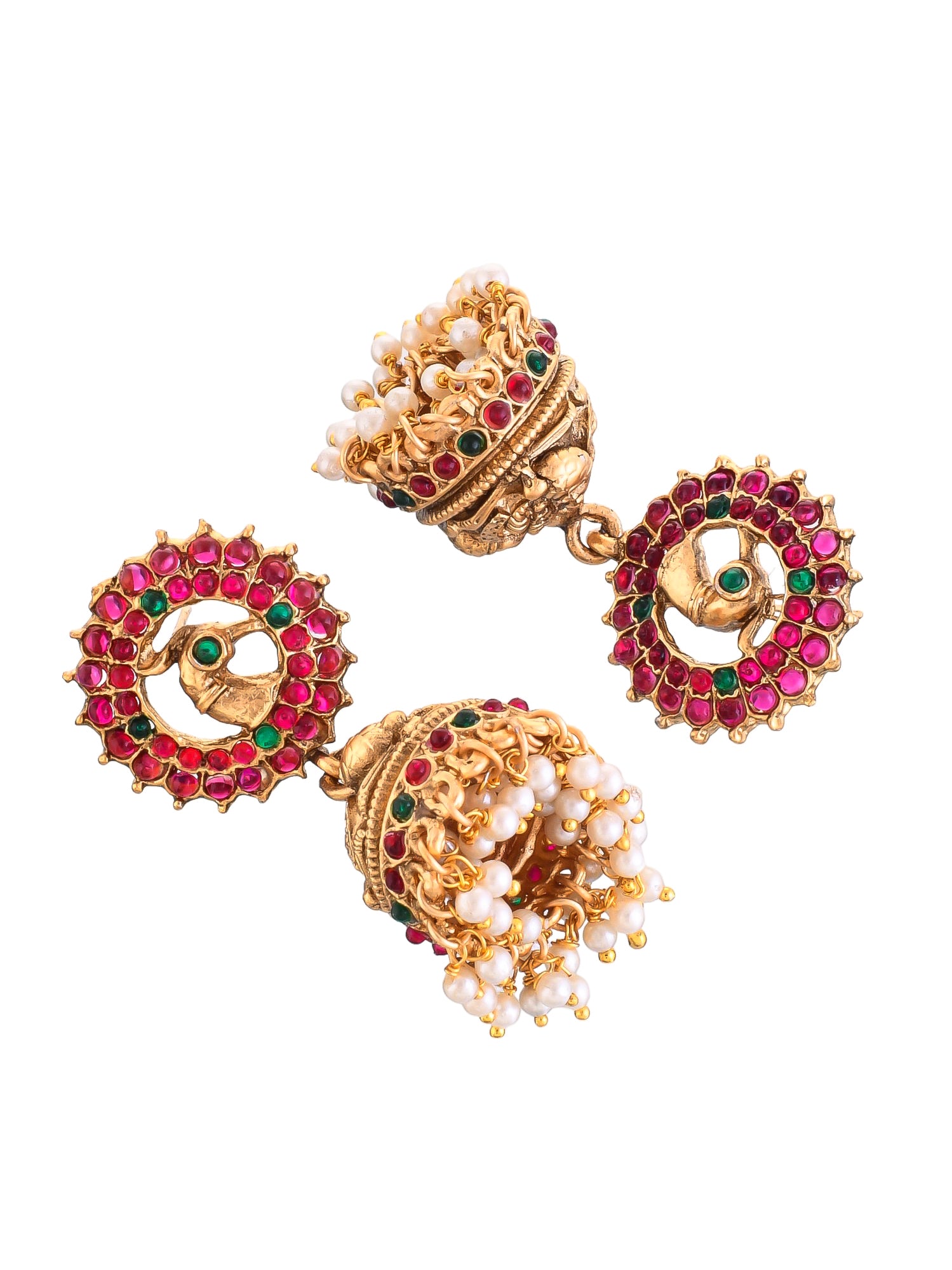 Bridal jewellery Golden Temple Design Choker Jewellery set