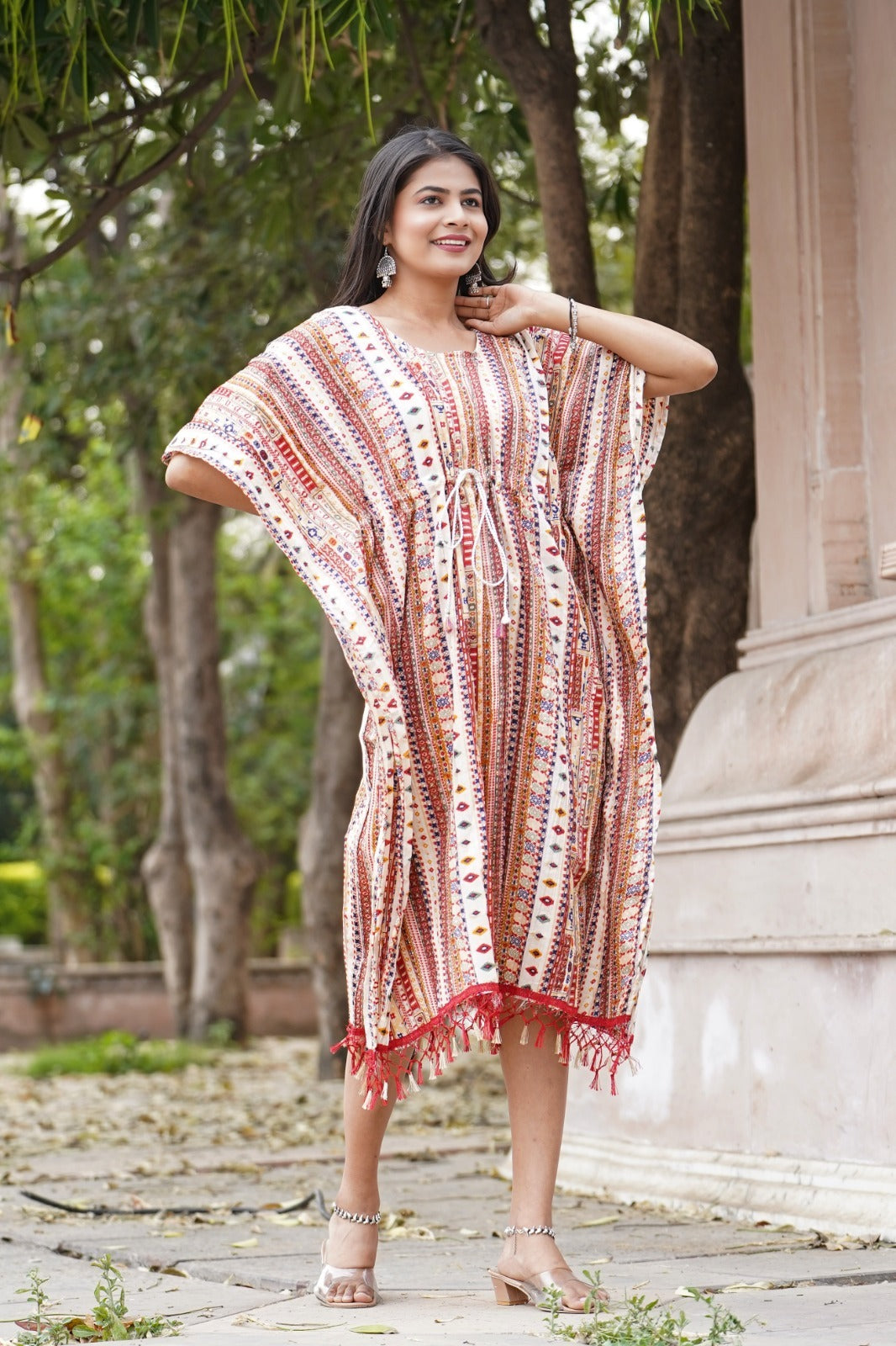 kalamkari silk dress Kalamkari Silk (Green)
