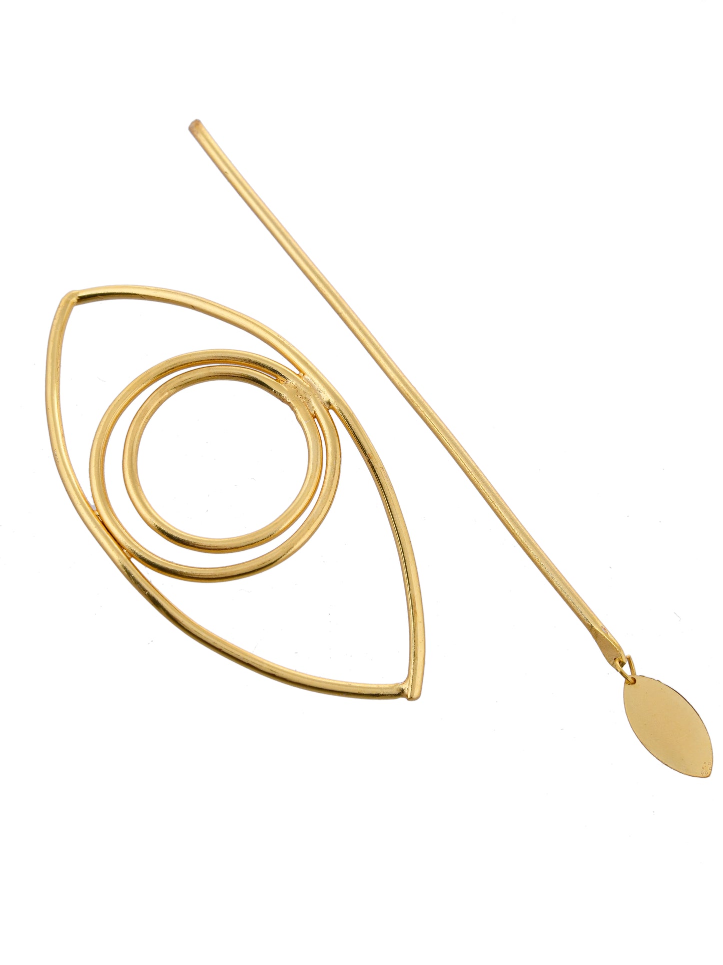 Golden Evil Eye Hair Clip For Women