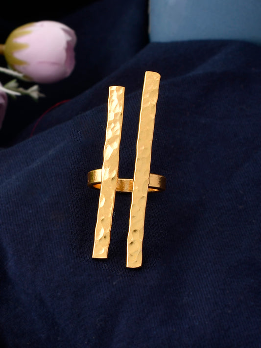 Gold Plated Celtic Adjustable Finger Rings for Women Online