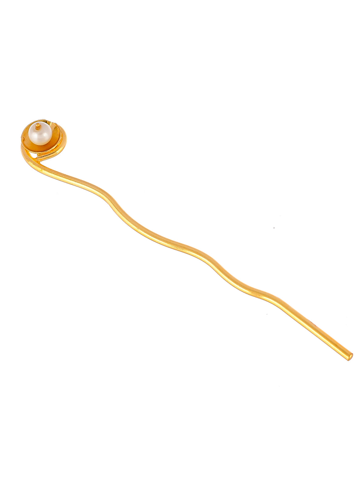 Pearl Gold plated Geisha Hair stick Accessory