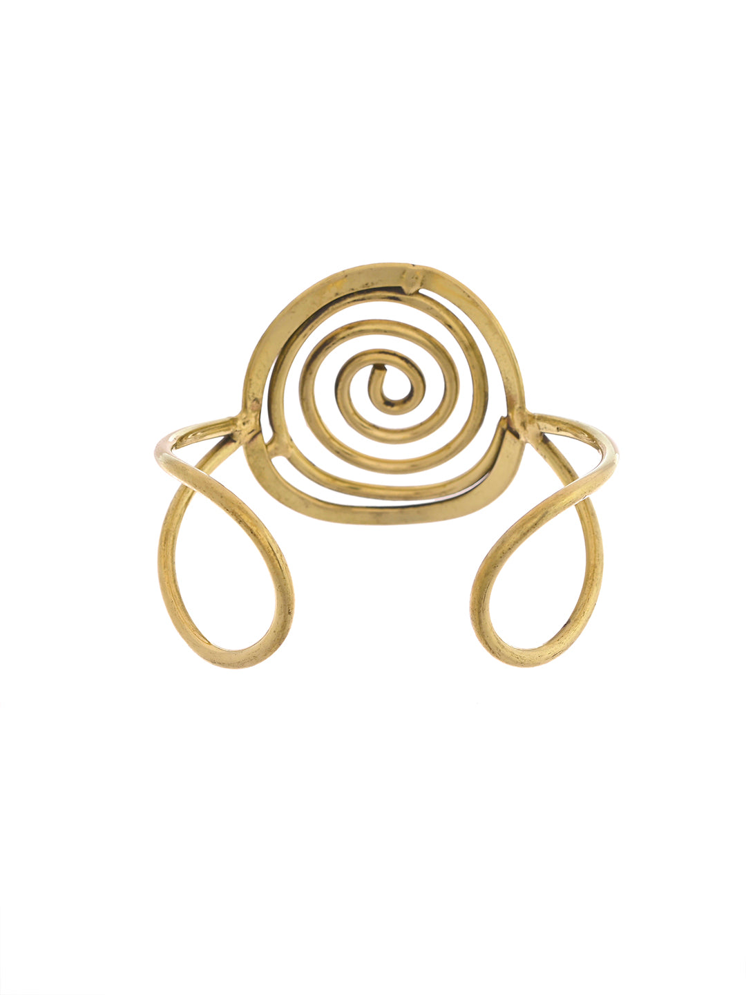 Gold Cuff Bracelet with Sleek Openwork Design | Bracelet Kada For Women