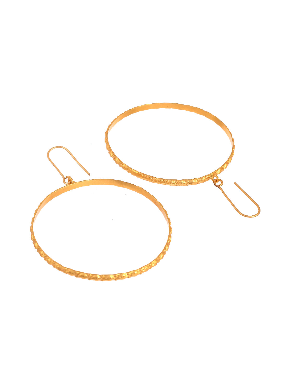 Gold Plated classic hoop earrings