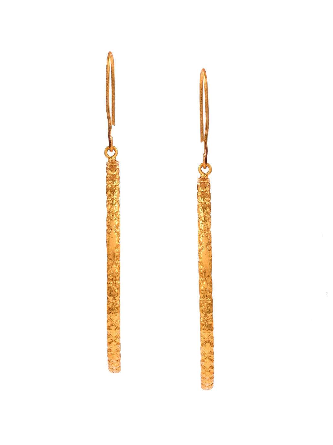 Gold Plated classic hoop earrings