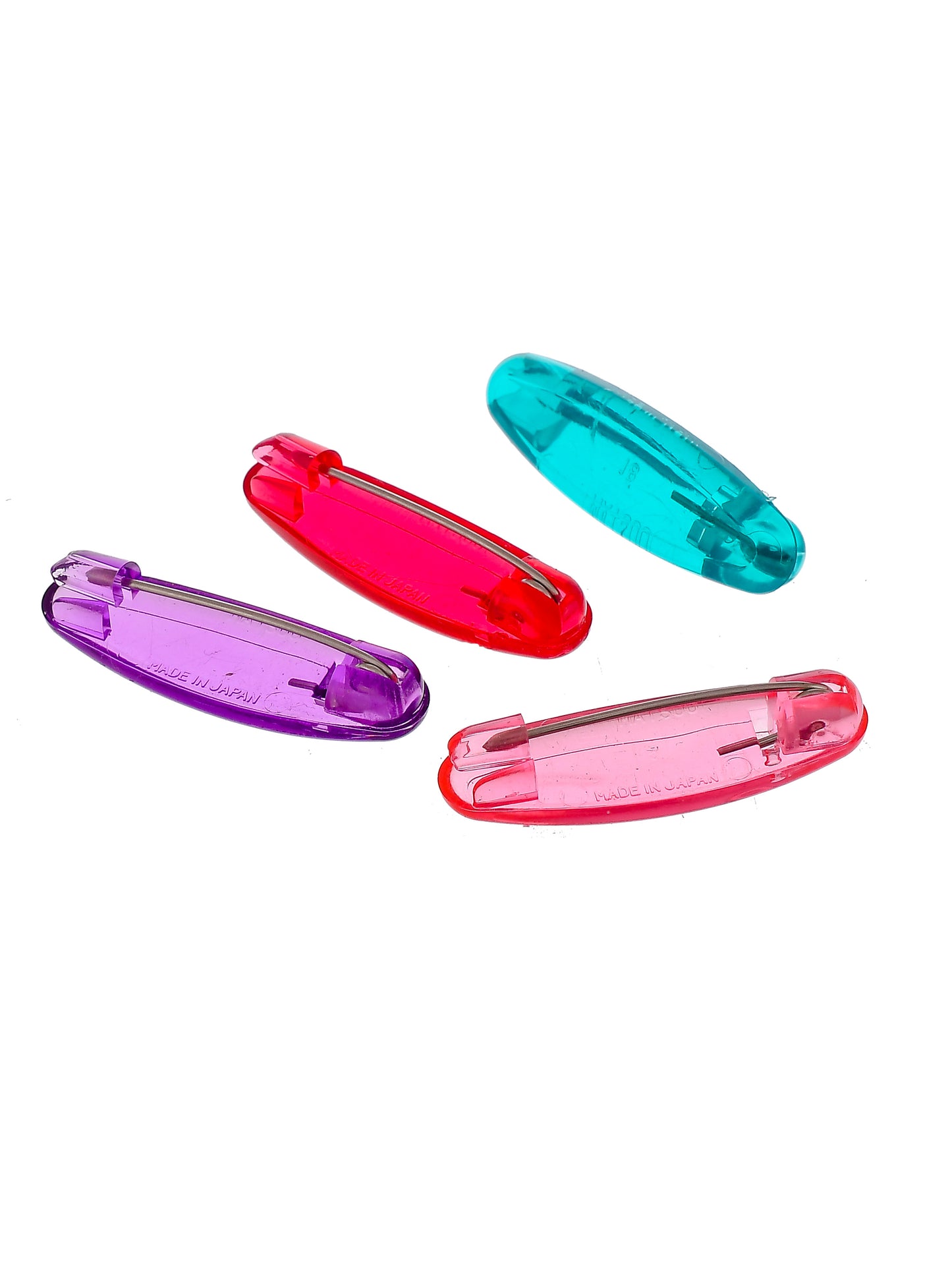 Set of 8 Multi-color Acrylic Saree Pins