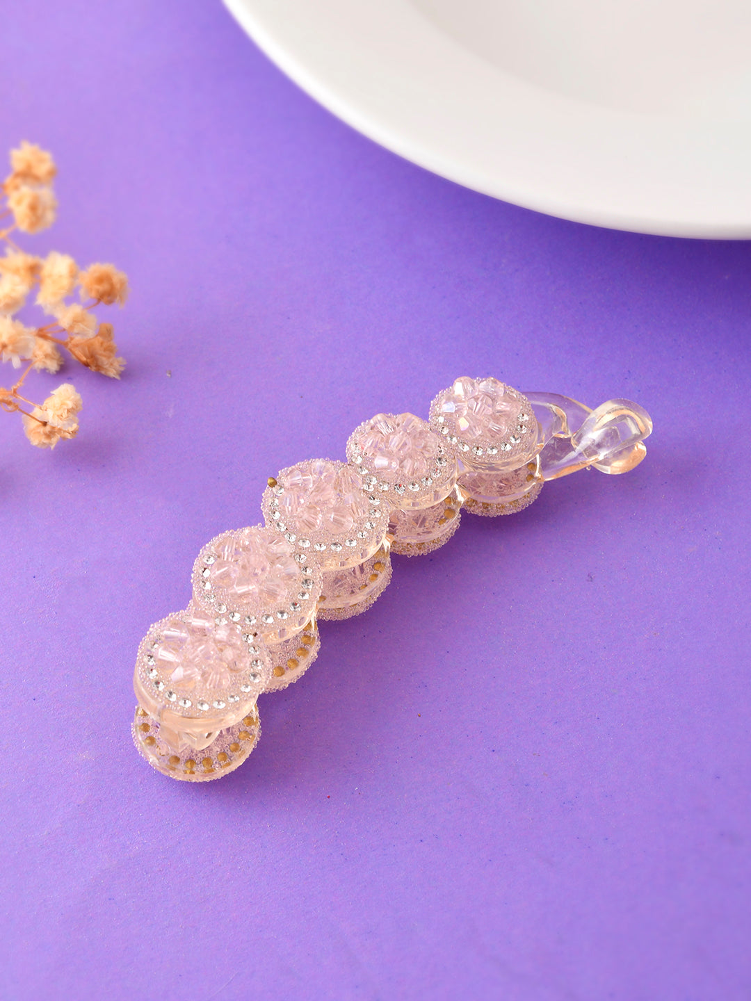 Jewelled Hair Banana Clutch | Hair Accessories For Women