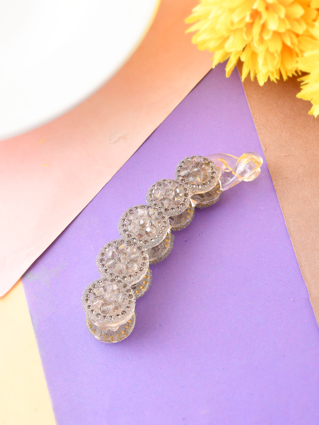 Crystal Banana Hair Clip | Hair Accessories For Women & Girls
