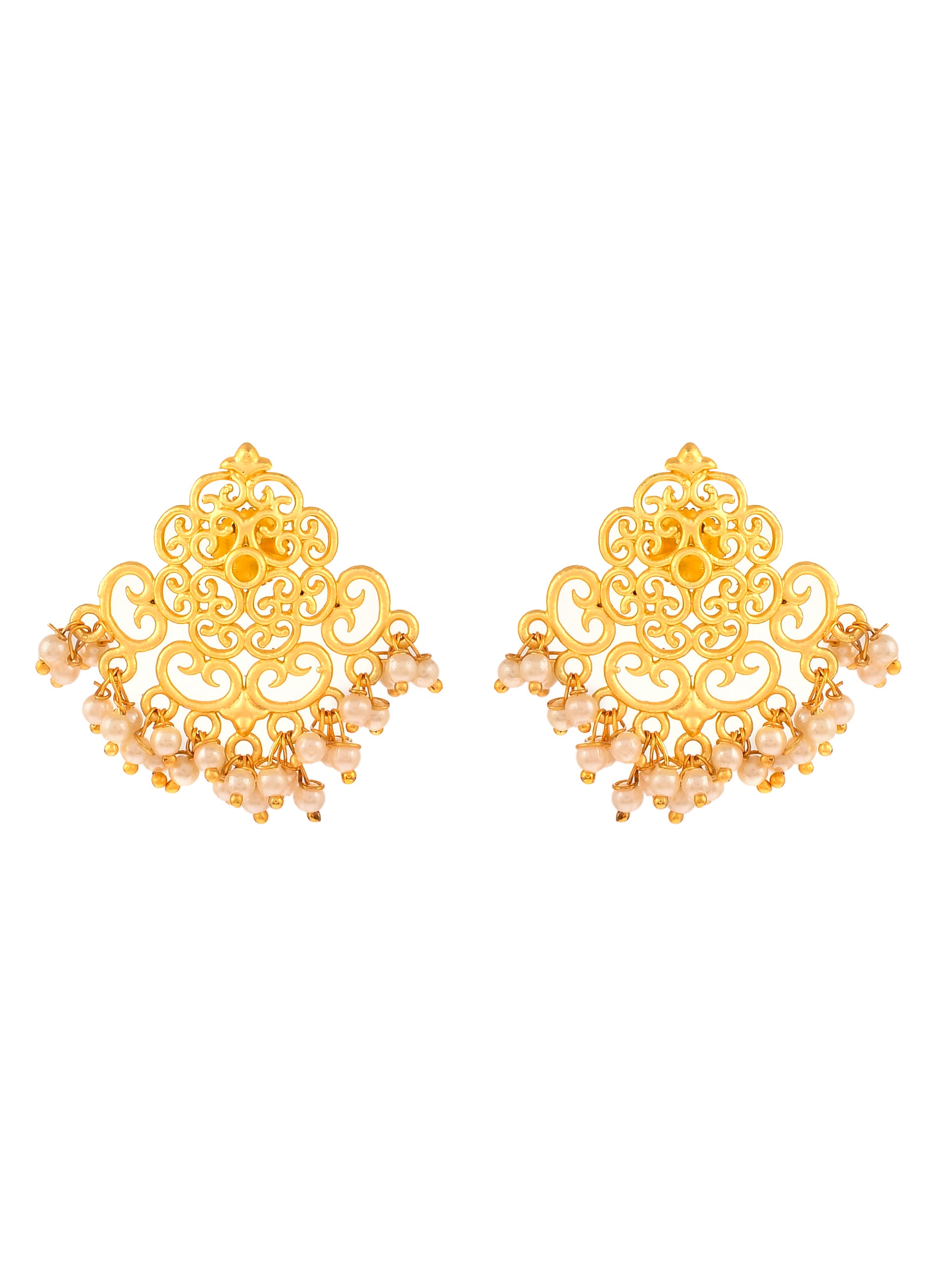 Gold Plated Traditional stud earrings