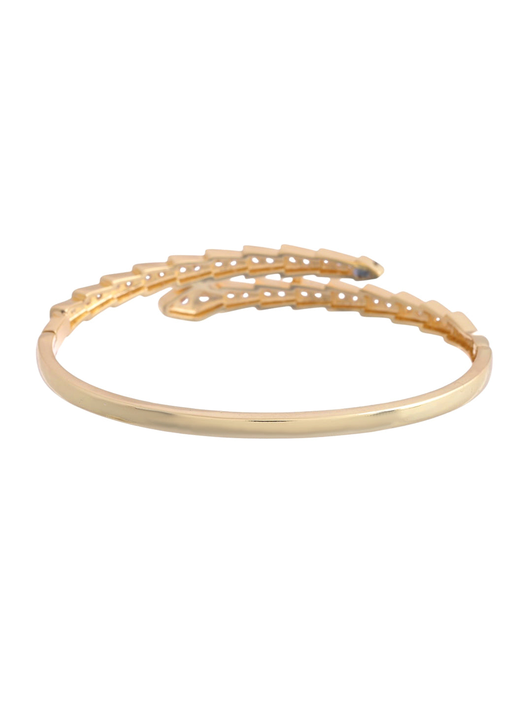 Gold-Toned Diamond-Studded Bracelet for Women | Daily & Party Wear Jewellery