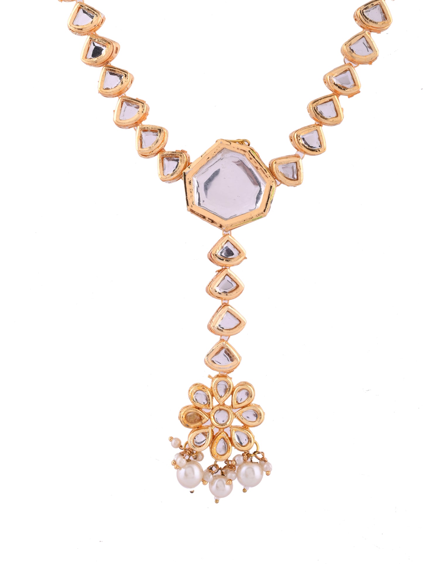 Bridal Kundan Matha Patti with Maang Tikka | Hair Jewellery