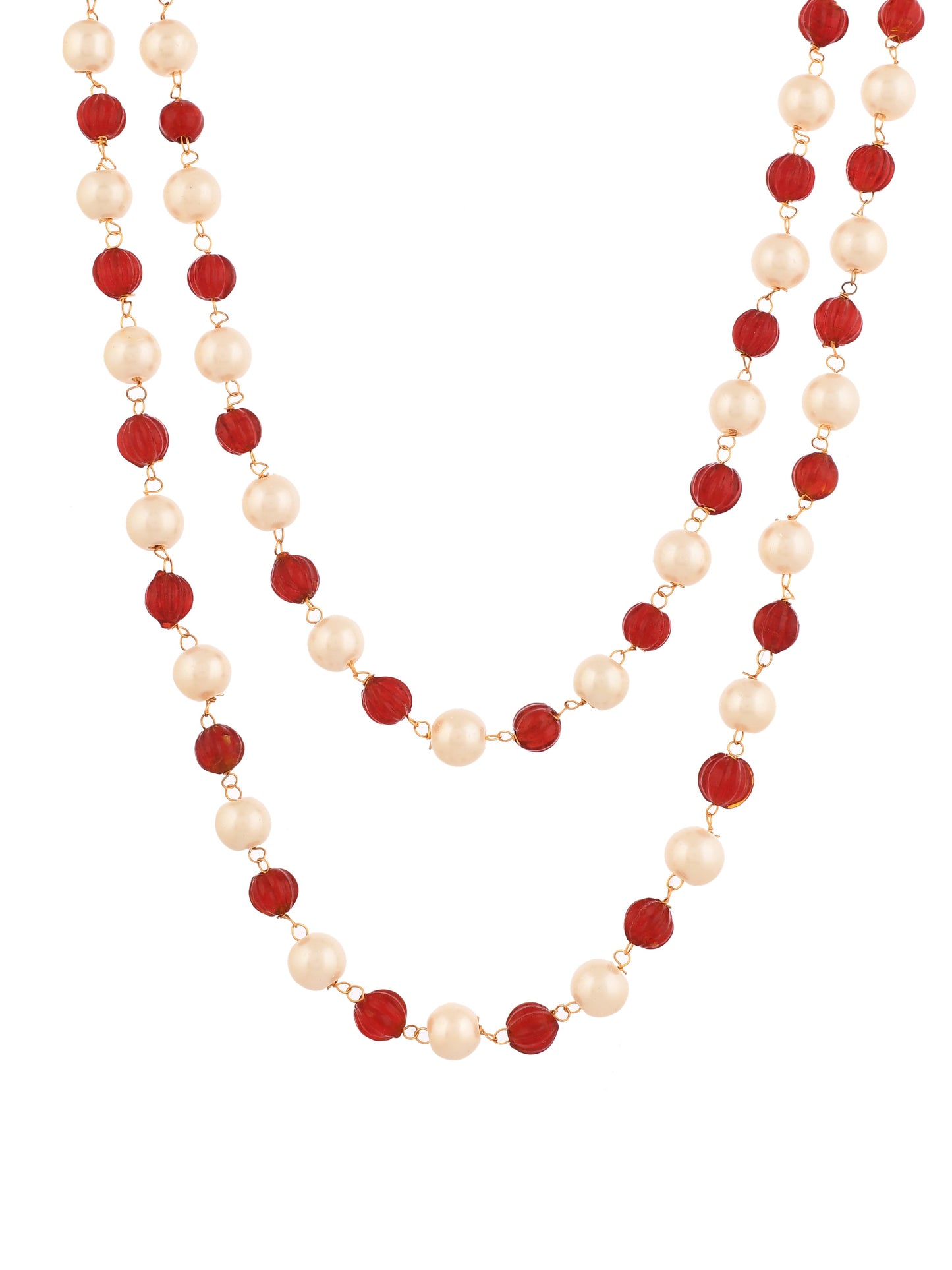 Pearl & Gemstone Necklace For Women & Girls