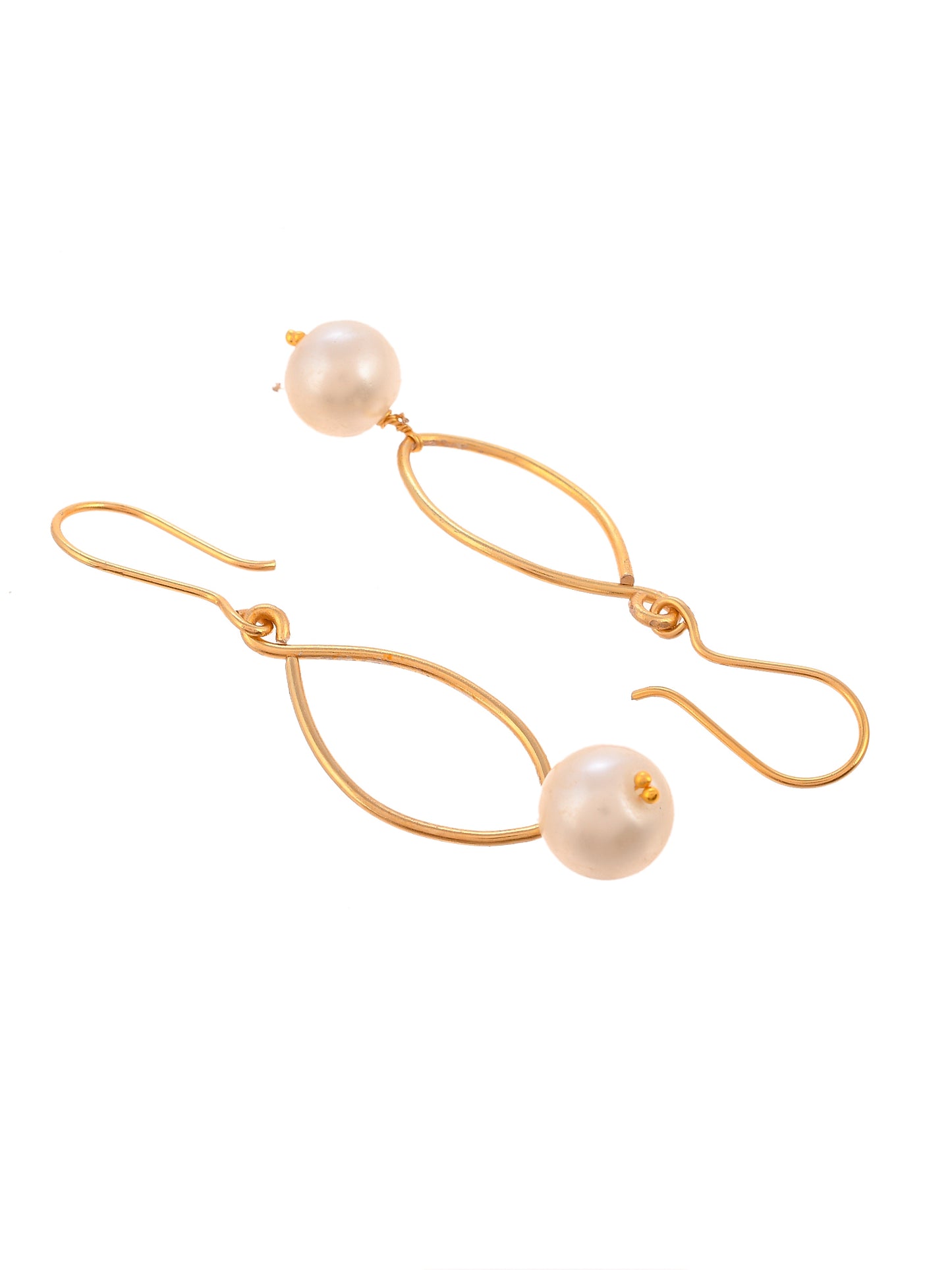 Gold Plated Pearl Western Design Jewellery Set