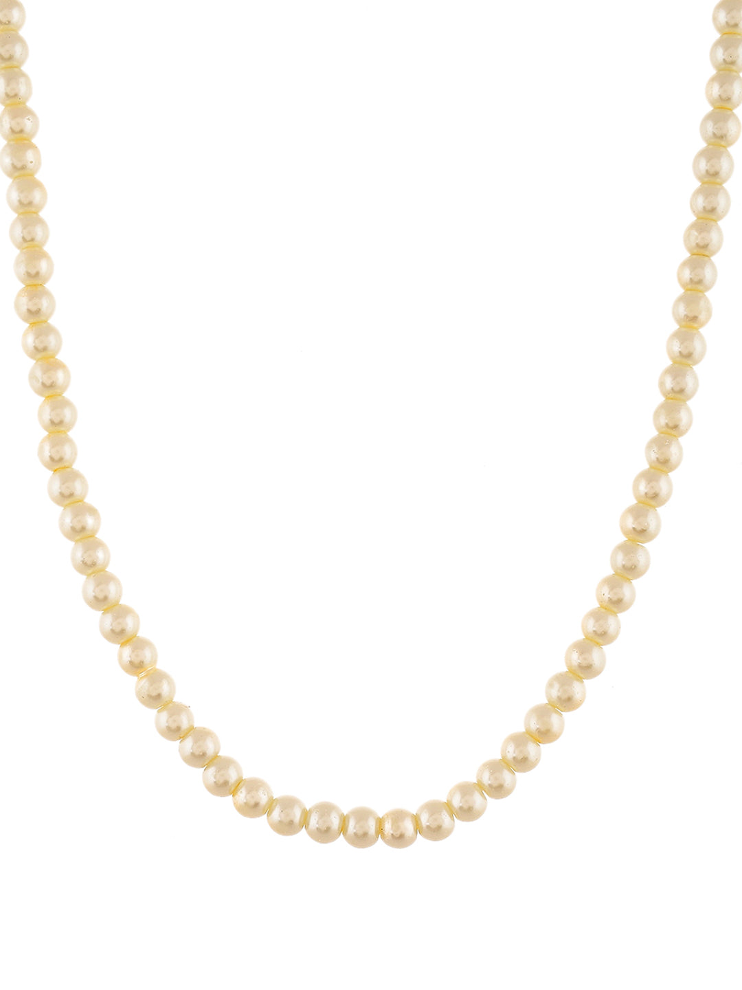 Pearl Gold Plated Chain Necklace Set