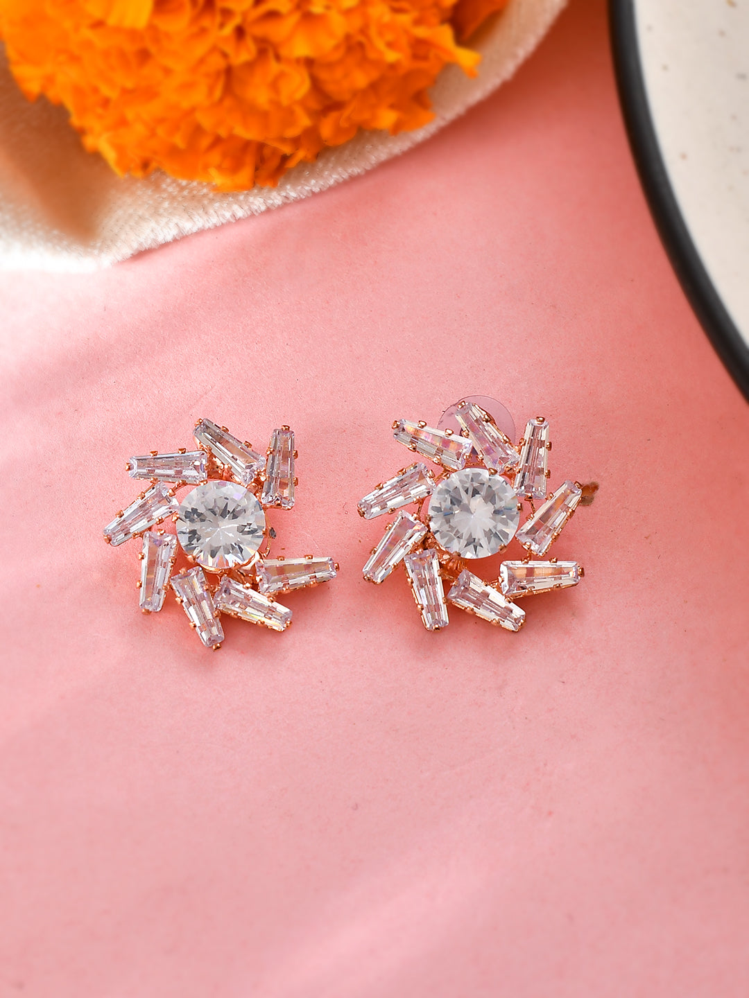 Western diamond deals earrings