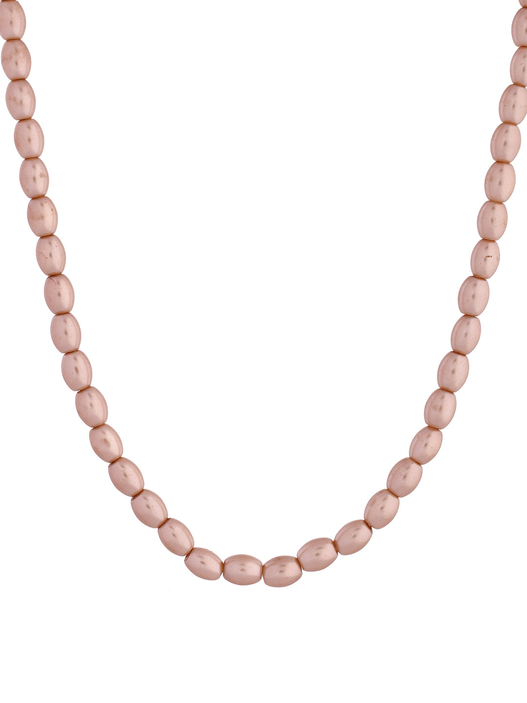 Pink Beads Necklace Ethnic Traditional Mala For Women & Girls