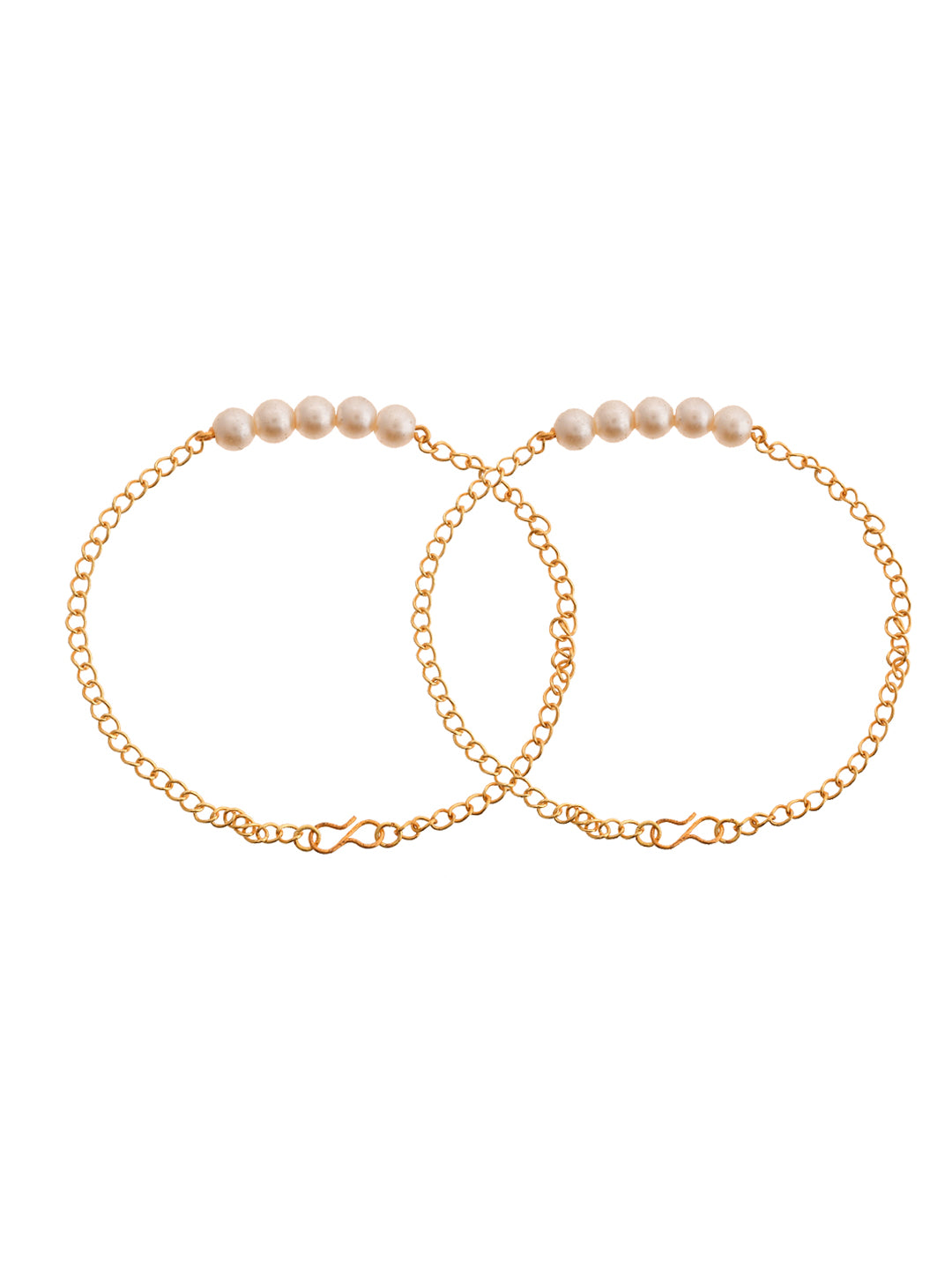 Golden Pearl Anklet for women