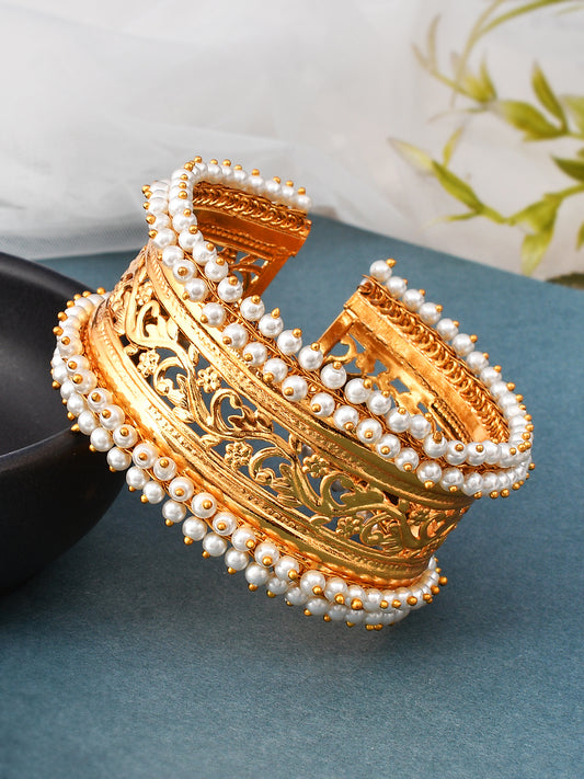 Pearl Gold Plated Bracelets for Women Online