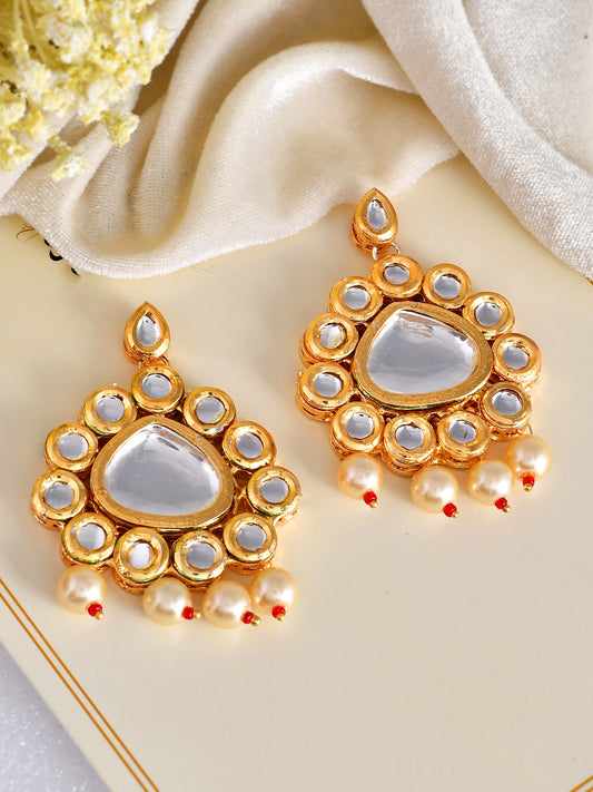 Bridal Kundan Earrings for Classic Look - Earrings for Women Online