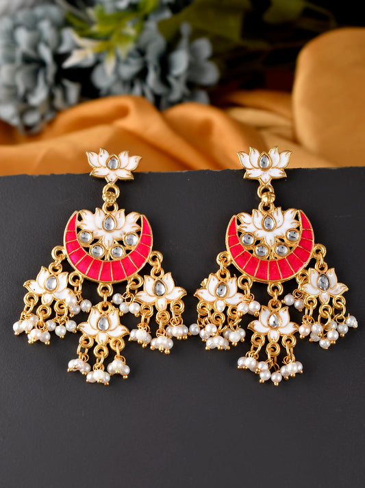 Gold Plated Gaurangi Chandabali Earrings for Women Online