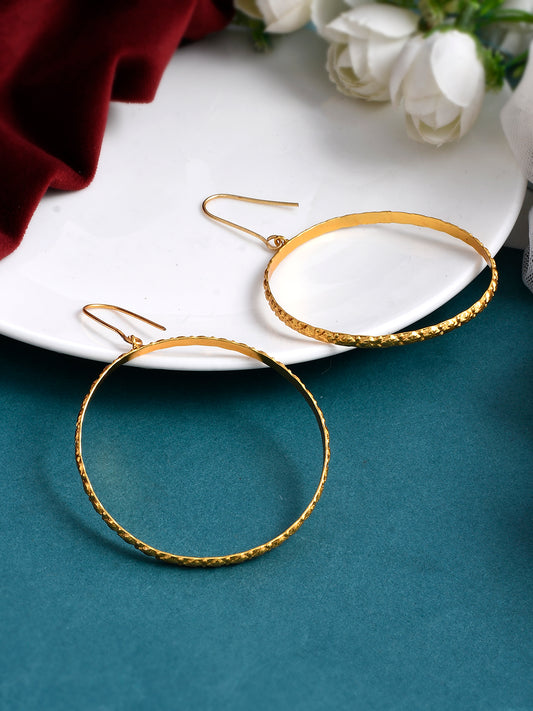 Gold Plated Classic Hoop Earrings for Women Online