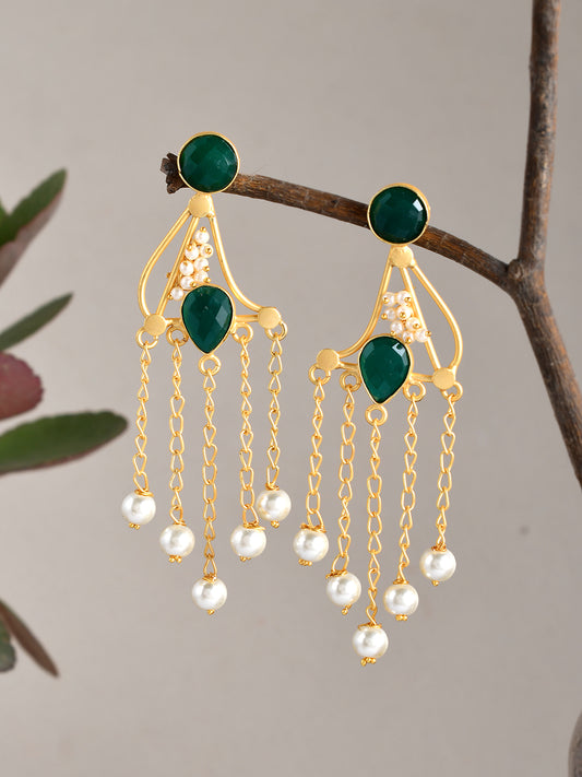 Gold Plated Suhana Pearl Earrings for Women Online