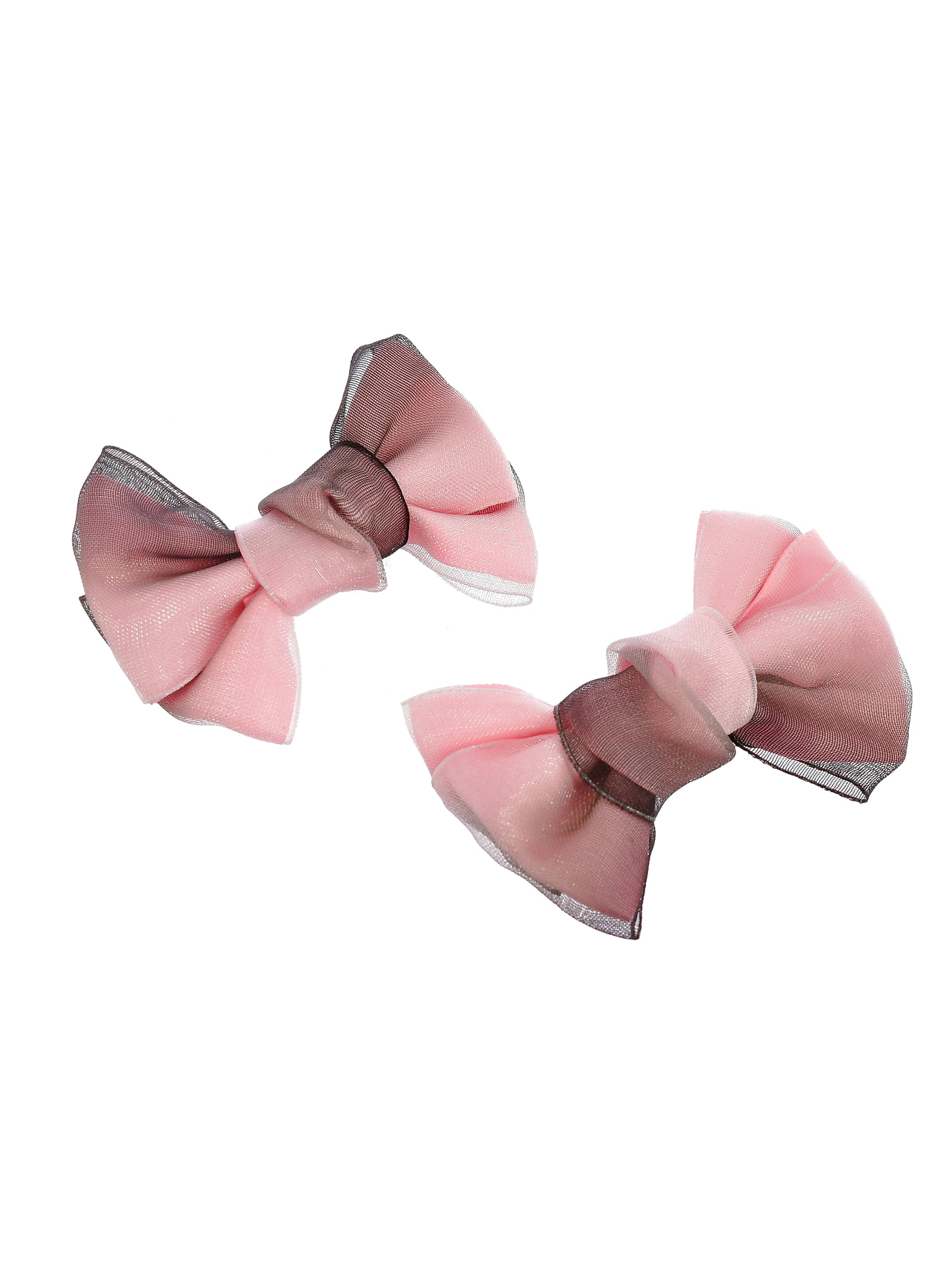 Set of 2 Shaded pink Bow Hair accessory
