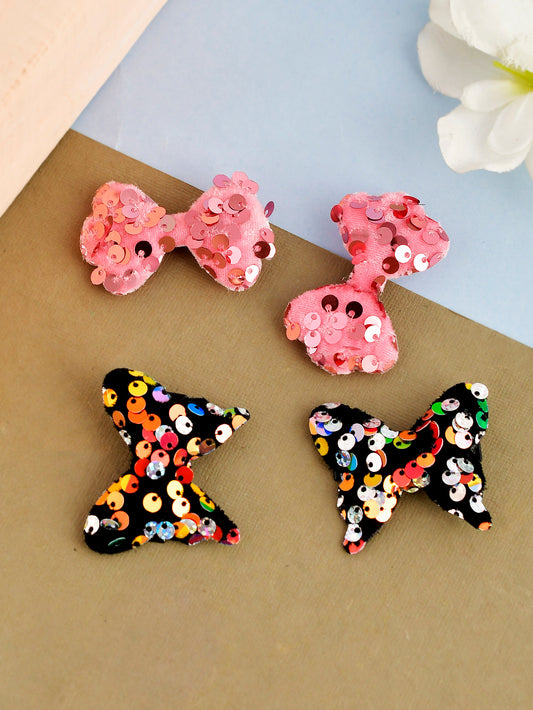 Butterfly Bow Sequined Hair Accessory for Women Online
