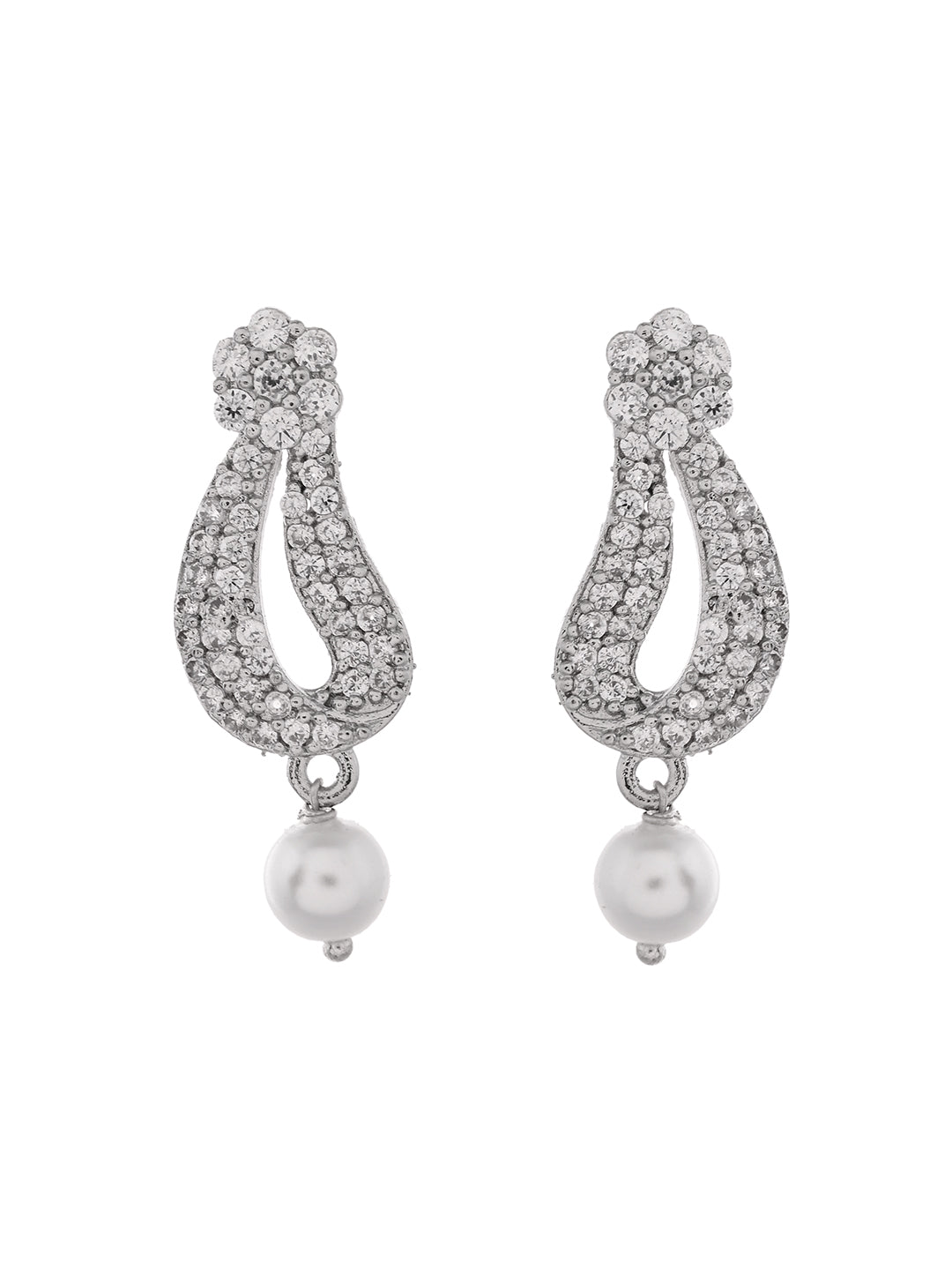 American Diamond Jewellery Set Necklace With Earrings For Women