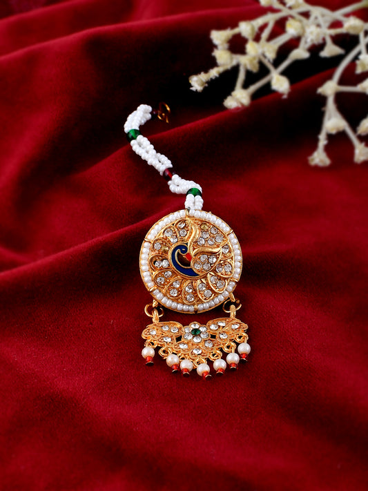 Traditional Gold Plated Rajputi Borla for Women Online