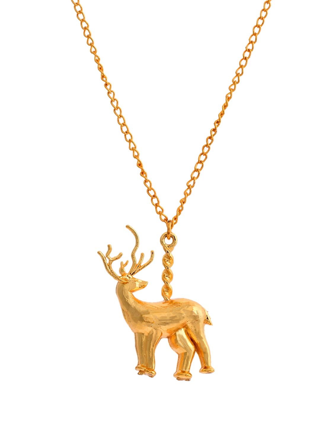 Gold Plated Handcrafted Pendant Necklace