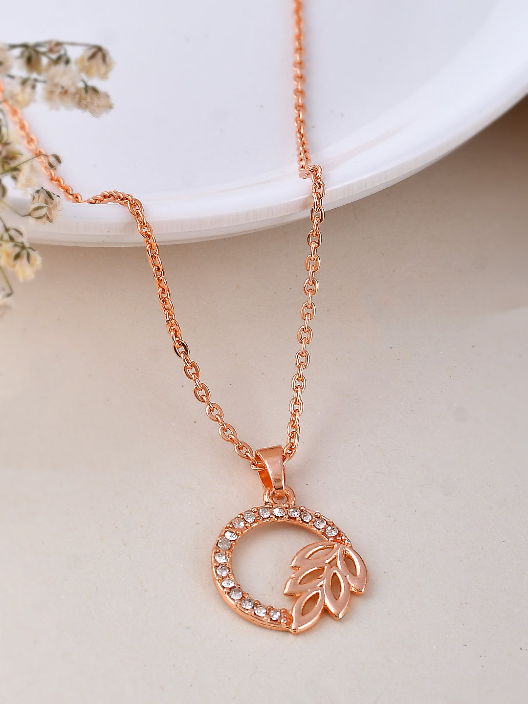 Rose Gold Pendant Chains for Women Online