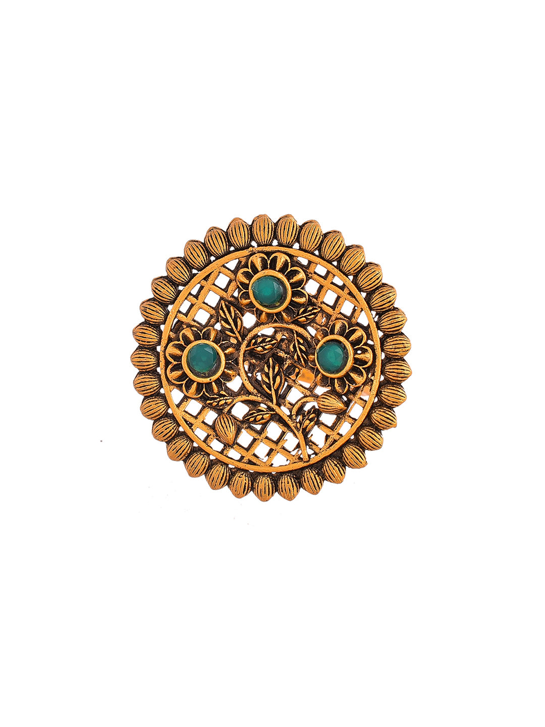 Gold Plated Handcrafted Finger Ring