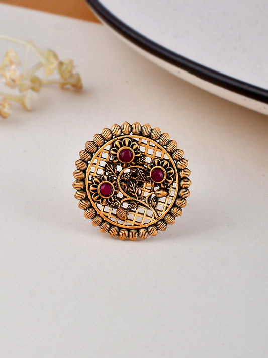 Gold Plated Handcrafted Finger Rings for Women Online