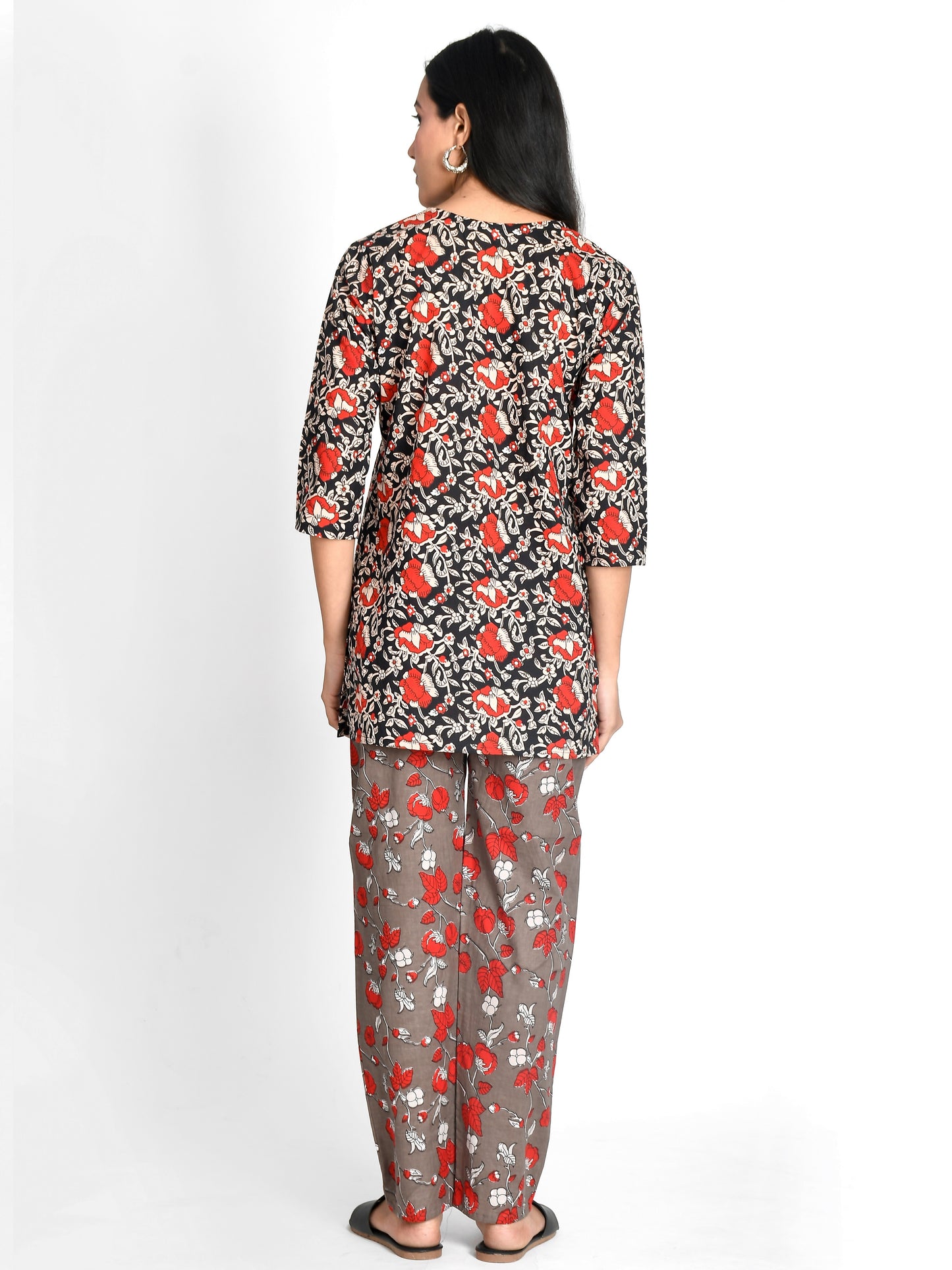 Pure Cotton printed Night suit For women/girls