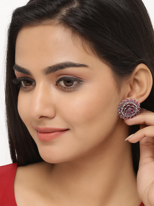 Pacchi Flower Sterling Silver Earrings for Women Online