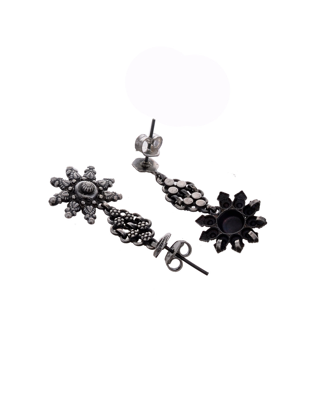 Oxidised Sterling Silver Earrings For Women