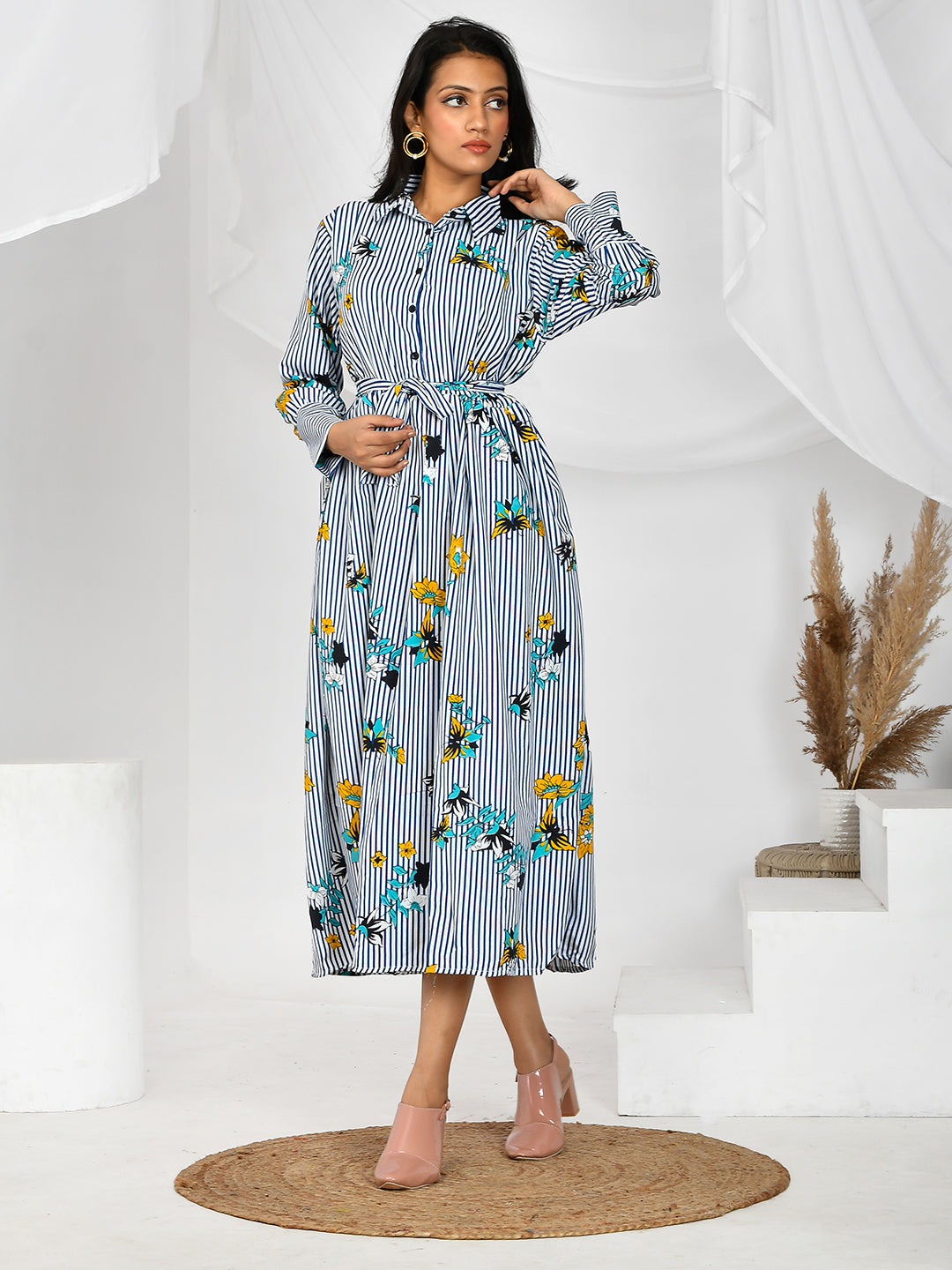 Buy Grey Printed Party Wear Western Dresses for Girls/women Online