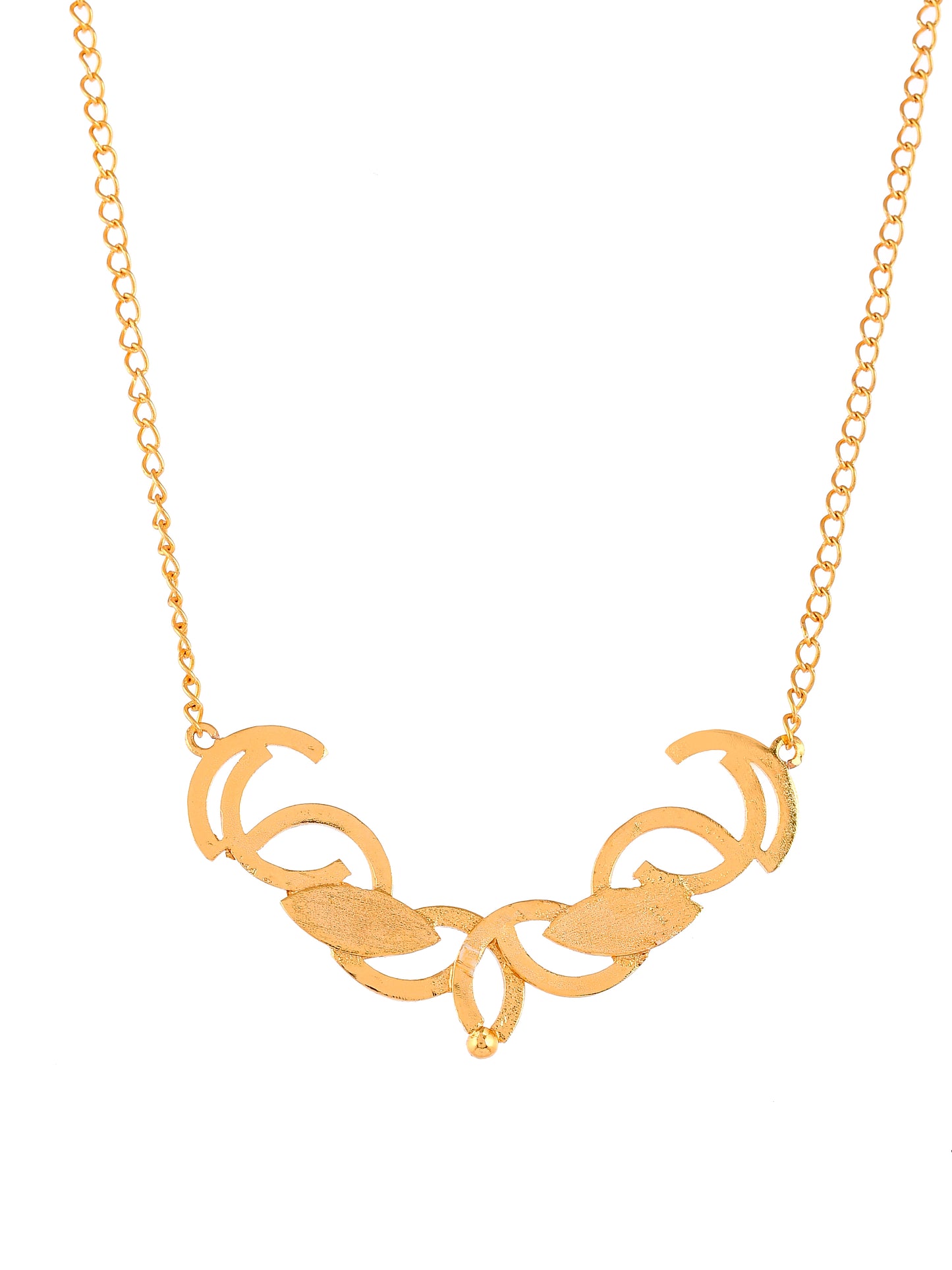 Gold Plated Prosperity Pendant Chain