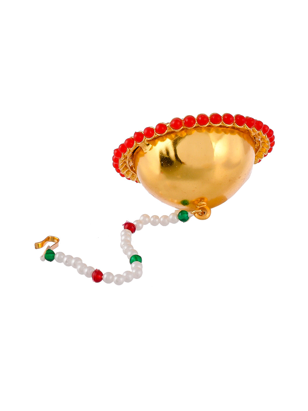 Circular Kundan Borla Mangtika