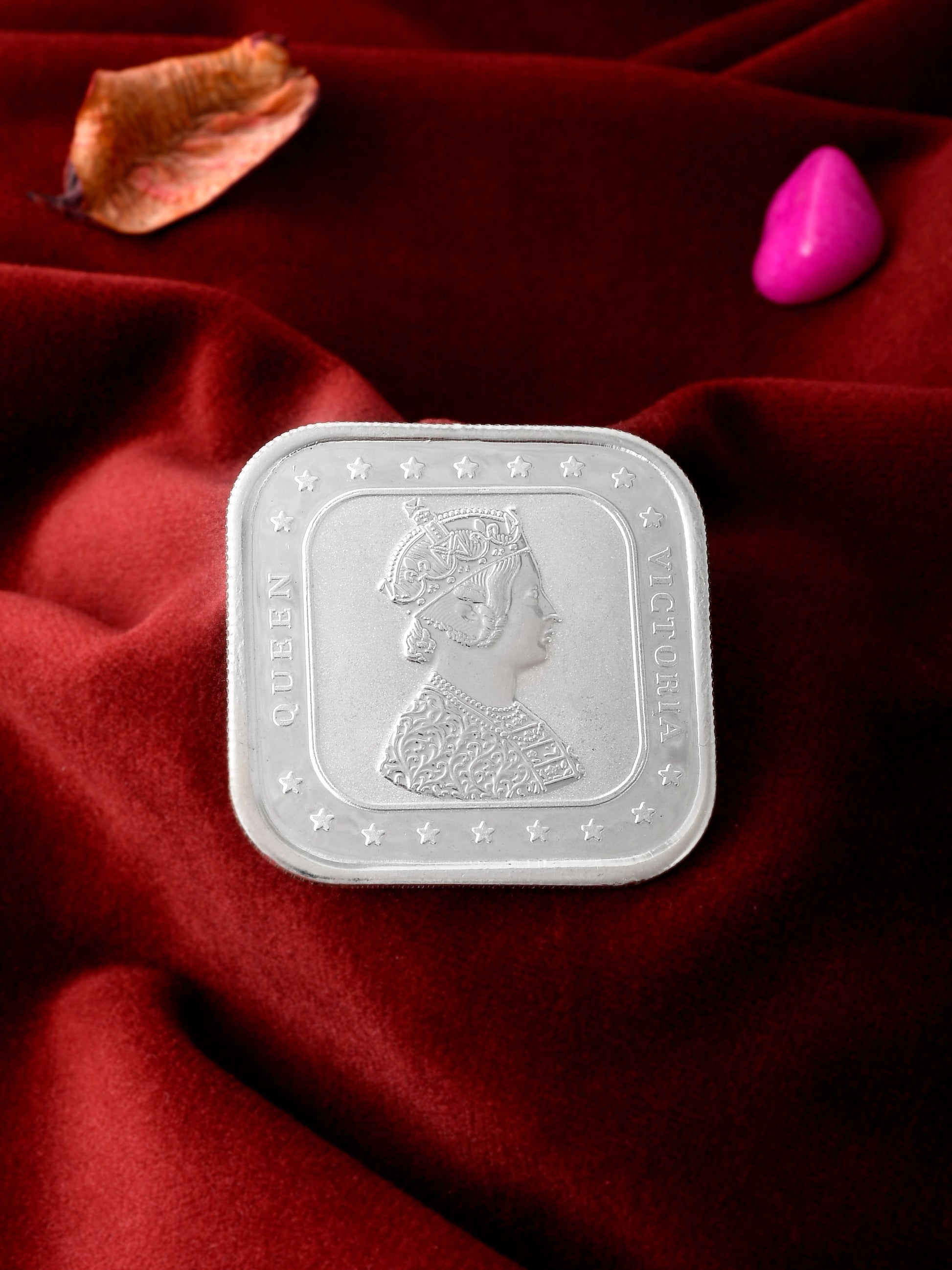 20 Grams Queen Victoria Square Shaped 999 Silver Coin Online