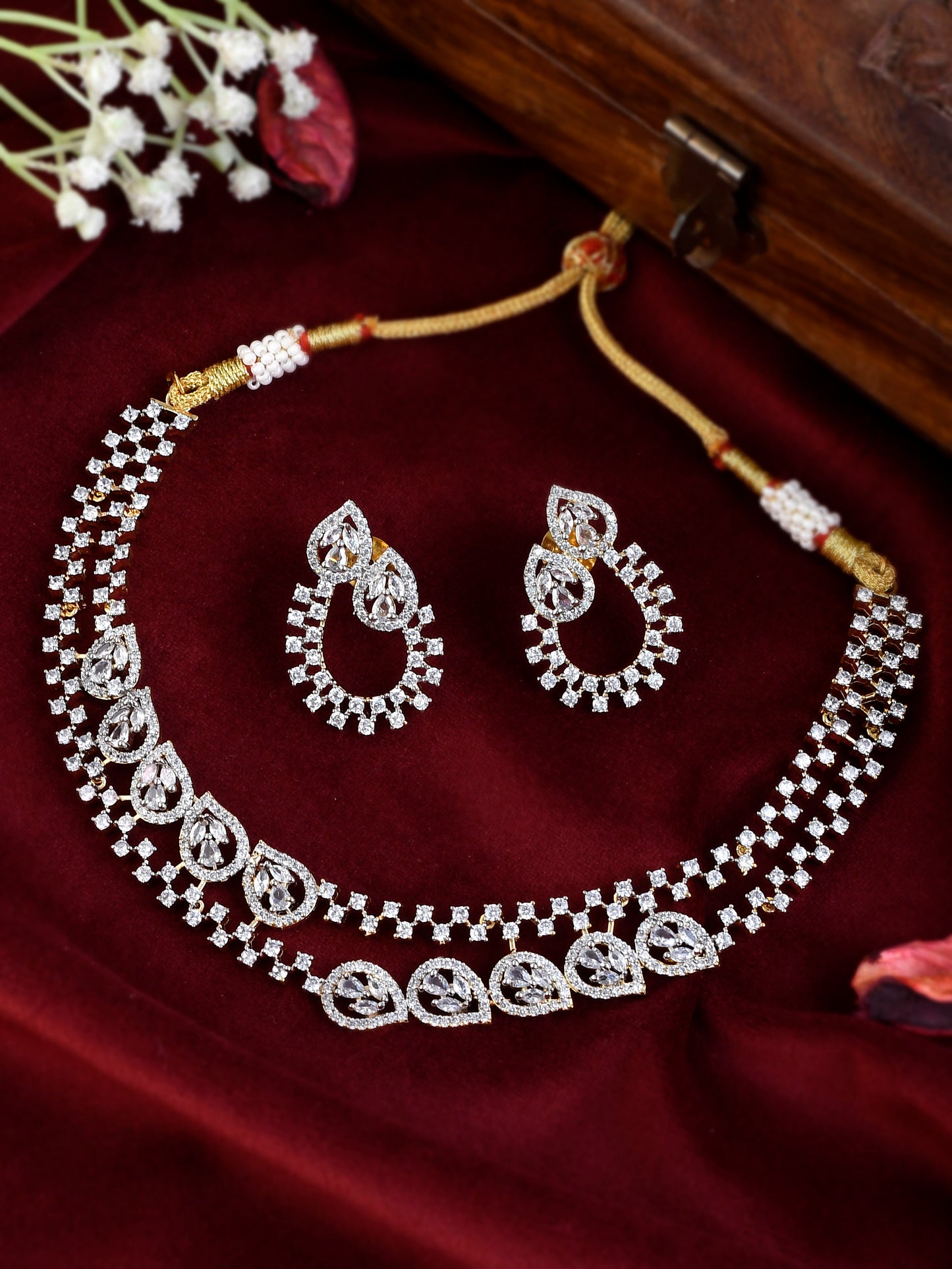 Silver Plated ad Jewellery Set