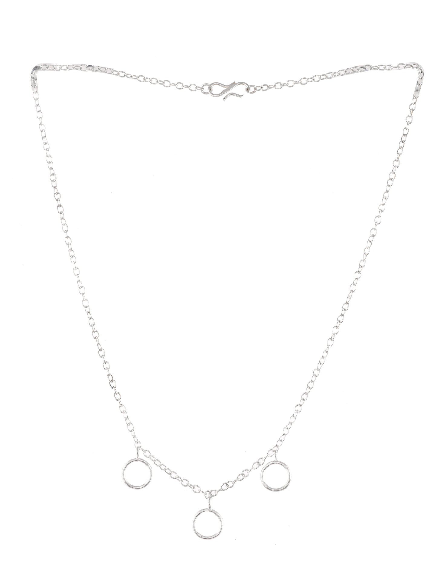 Silver Plated Statement Necklace